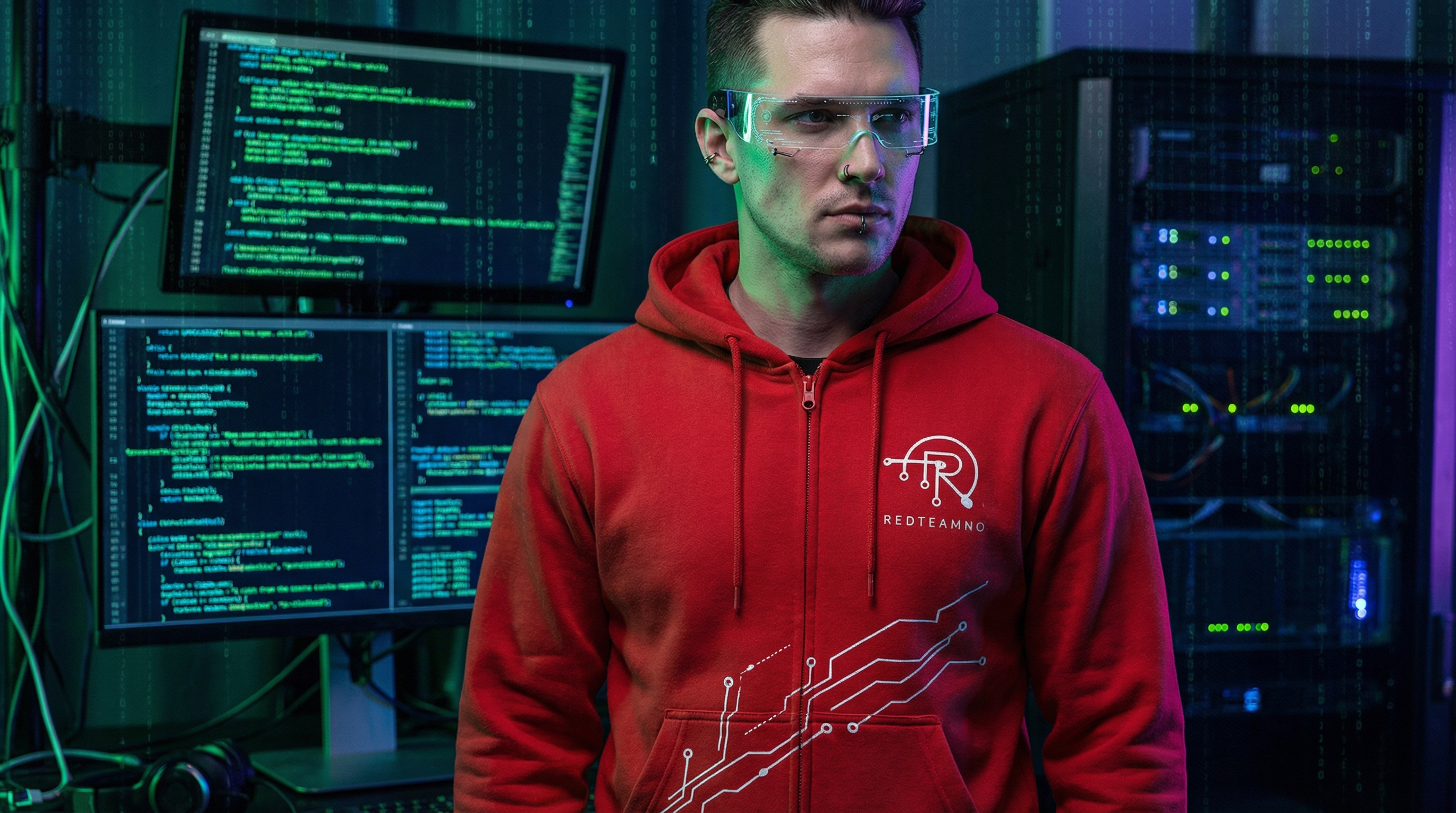 Hoodie REDTEAMRD Tienda - Rojo