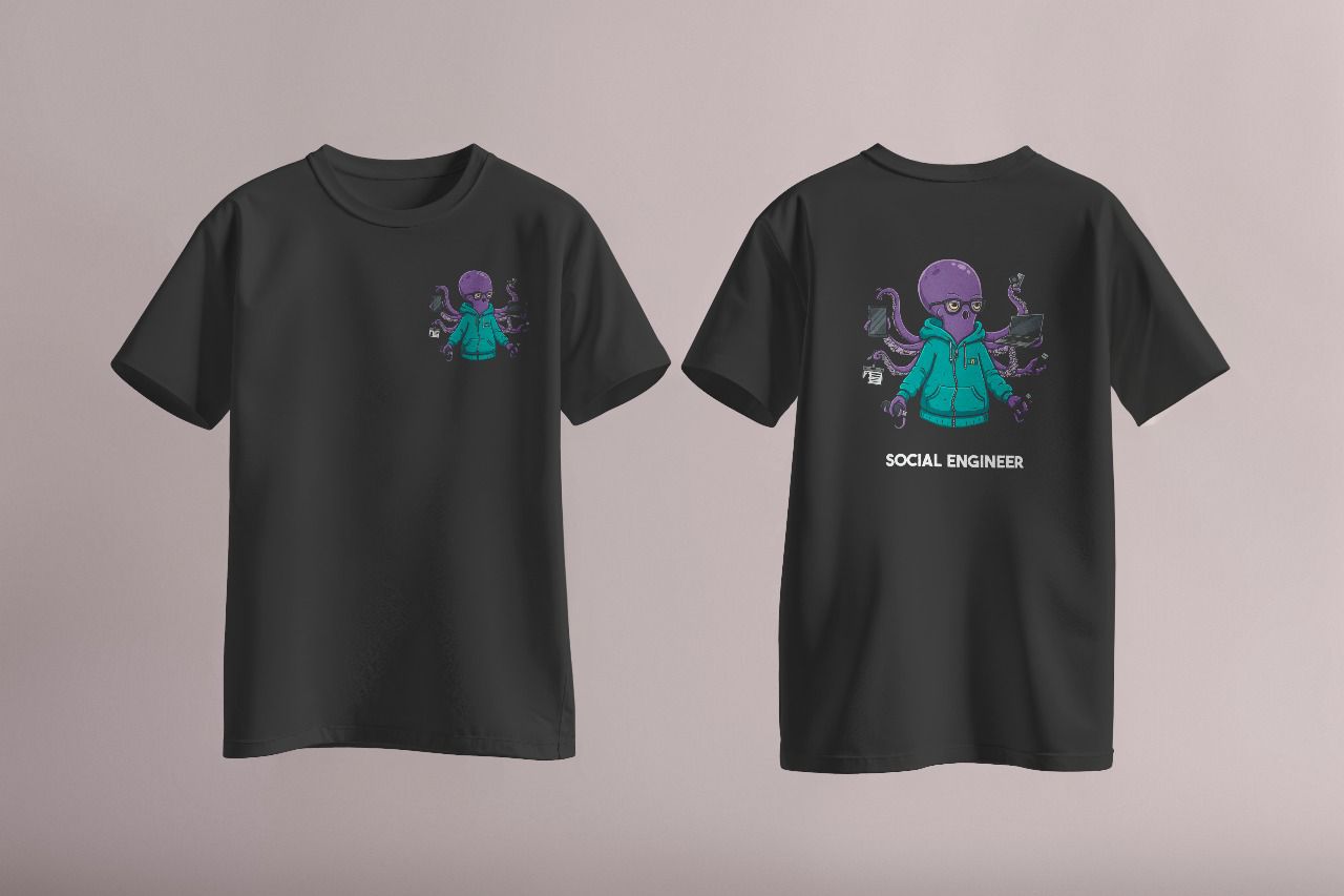 T-shirt Pulpo TR - Negro